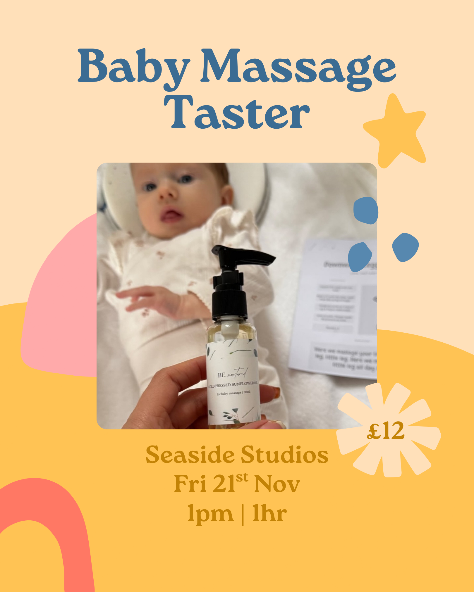🌙 Baby Massage Taster| Nov 21st @ 1pm