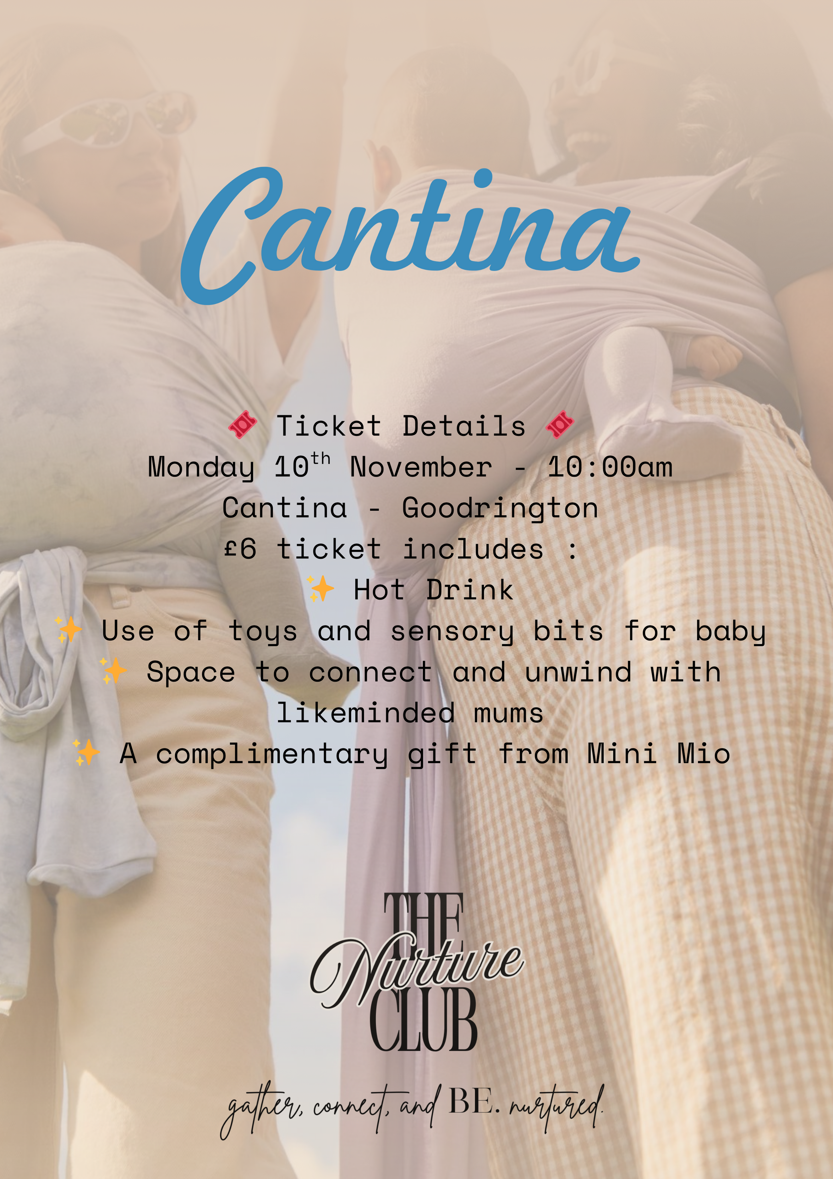The Nurture Club at Cantina Goodrington - Mama & Baby Coffee Morning | Nov 10th @ 10am