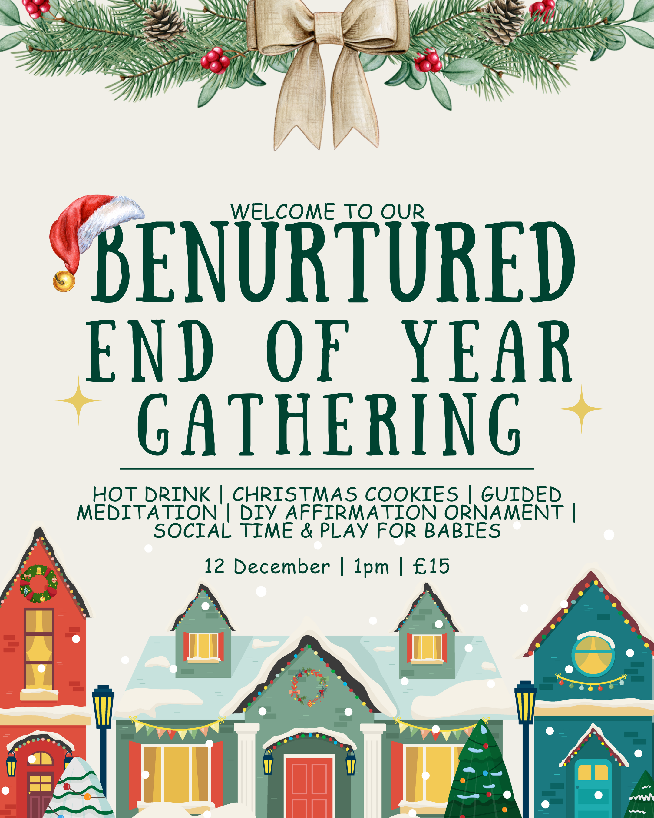 🎄 Be Nurtured End of Year Gathering | Dec 12 @ 1pm